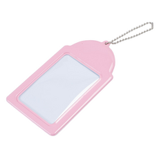 Misoroun 彩色拍立得小卡收納冊 卡套 7 x 10 cm, 1張, 粉紅色卡套