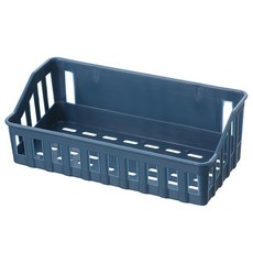 Mondspot 浴室迷你排水免鑽孔貼紙壁掛式收納籃 YY57533, 海軍藍