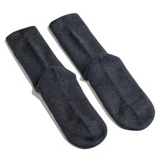 Litu 美麗諾羊毛中筒襪, 1套, 麻花海軍藍