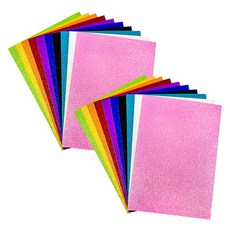 MaDaKkuMi 閃亮亮粉DIY不織布10種套組 無背膠款, 2套, 混合顏色