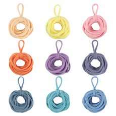 MaDaKkuMi 襪圈工藝材料 9種 x 20p 套組, 1套, 馬卡龍