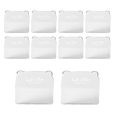 Khohimo 馬桶蓋把手 10入組 4W502, 透明