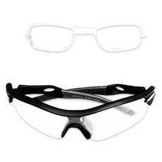 Kantukan 頂級變色運動透明變色抗UV400護目鏡太陽眼鏡 01PH-C31 + 度數鏡片夾, 黑色, 1個