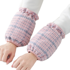 Miso-roun 讀書室 辦公室 袖子防污袖套 type3 4入, 粉紅色