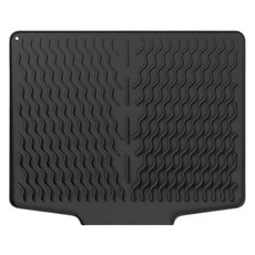 Sel-living 廚房餐具乾燥矽膠瀝水墊, 黑色, 1層, 1個