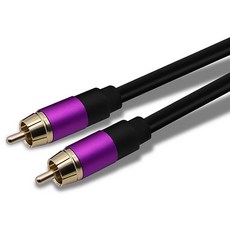 케이블메이트 RCA 1선 고급형 OFC 메탈 케이블 10m, CM3306, 1개