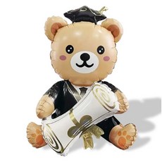 와우파티코리아 졸업장 곰돌이 풍선, 5개