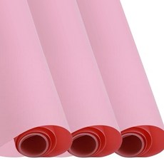 Sellyving 現代風彩色防水防滑防汙抽屜墊, 3個, 粉紅色