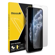 고부기 투명 강화유리 휴대폰 액정보호필름 5p 세트, 1세트