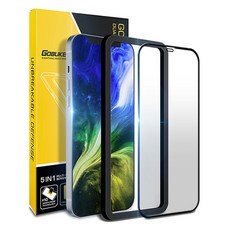 고부기 투명 강화유리 휴대폰 액정보호필름 5p 세트, 1세트