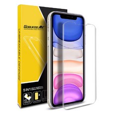 고부기 투명 강화유리 휴대폰 액정보호필름 5p 세트, 1세트