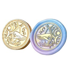 Fancy Flow 神秘印章封蠟章頭, 宇宙鯨魚, 1個