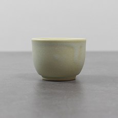 달소금 도자기 미니소주잔, 화이트스카이, 1개