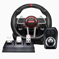 GTGEAR Suzuka Mega Max 900M賽車方向盤組 Nintendo Switch/PS4/PS3/PC/XBOX XS/XBOXone適用, 1組, 單品