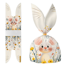 Scawise 可愛兔子耳朵零食袋, 1個, 可愛老鼠