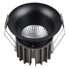 원하 DS 델링 플리커프리 COB LED 다운라이트 매입등 8.5cm 10W, 블랙 + 전구색, 1개