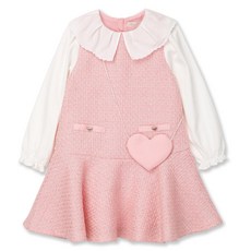 Perimitz 女童愛心包 + 粗花呢洋裝套組 P2511O652101