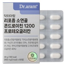 DR.ARAM 脂質體小牛軟骨軟骨素 1200 蛋白聚醣 48g, 1個, 60錠