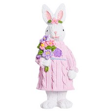 라벤티아 귀여운 스웨터 토끼 피규어 타입2, 1개