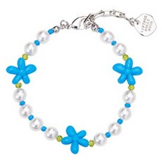 빈티지헐리우드 여성용 비비드 옥살리스 플라워 펄 팔찌 VH2336BR005B