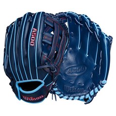 Wilson A500 手套 左投用 WBW102543, 1個, 海軍藍