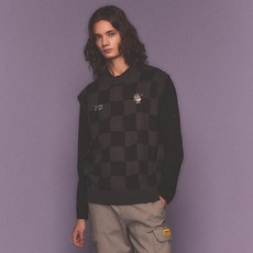 Beentrill NMC棋盤格針織背心 BA233KV007