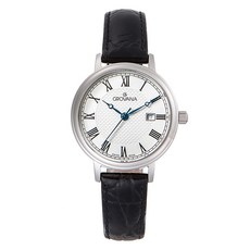 그로바나 여성용 스위스메이드 가죽시계 5551.1538