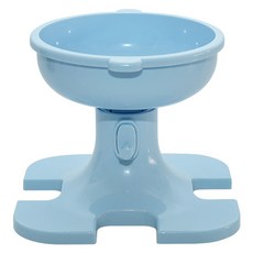 Lanboer 寵物高度角度可調節餐碗 FREE, 藍色, 1個