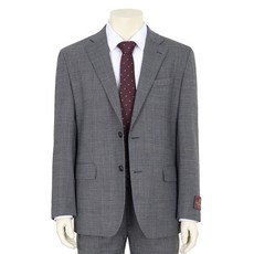 BASSO 男士優質羊毛千鳥格紋西裝外套 BSX1JF64A