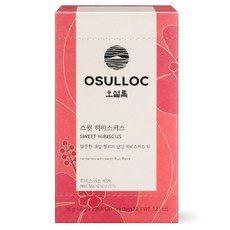 OSULLOC 甜蜜芙蓉花茶包, 1個, 20入, 1.8g
