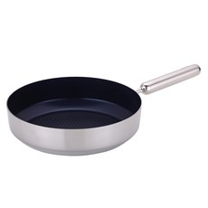 네오플램 인덕션 IH 스텐 엣지 웍 메탈릭 블루, 1개, 280mm