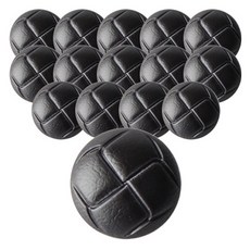 ButtonKing 球尾鈕扣 18mm, 15個, 黑色