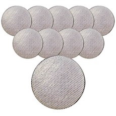 동대문단추왕 라인단추 21mm, 무광니켈, 10개