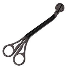 라벤티아 스테인리스 캔들 가위, 블랙, 1개