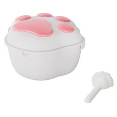 랜보어 반려동물 발바닥 사료통 스쿱 34 x 34 x 27 cm, 핑크, 1개, 4L