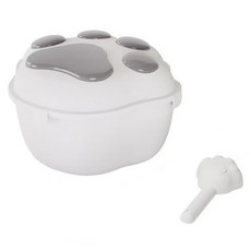 랜보어 반려동물 발바닥 사료통 스쿱 34 x 34 x 27 cm, 그레이, 1개, 4L