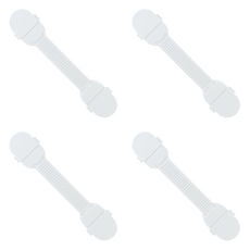 Redielo 束帶式抽屜安全鎖 白色, 4個