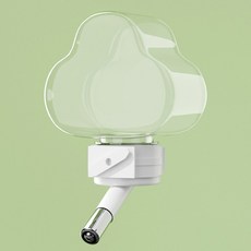 랜보어 햄스터 클라우드 급수기, 화이트, 1개