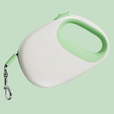 랜보어 반려동물 컬러포인트 자동리드줄, 그린, 1개