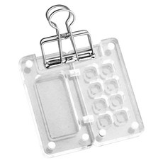 Make Mine 迷你水彩顏料 胡桃木盒 壓克力盒 壓克力, 8格, 1個