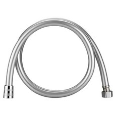 더자카 물때방지 PVC 샤워호스, 1.5m, 실버