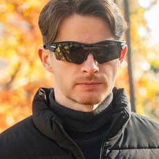 Kantukan 優質偏光UV防曬運動護目鏡 01PZ-C21+度數夾組, 1組, 黑色