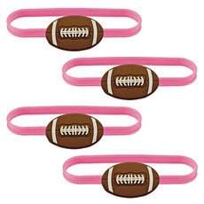 Misoroun 運動水瓶玻璃杯識別標記鍊, 4個, 橄欖球1