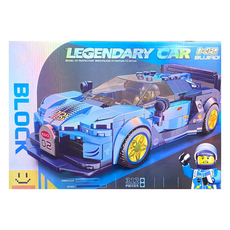 B2Win玩具豆樂積木樂高相容積木 藍色車 312片, 1個, 混色