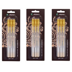 Maries Mada-kkumi 金筆 黃金 抄經用 金色筆 3入, 3套, 珠光金