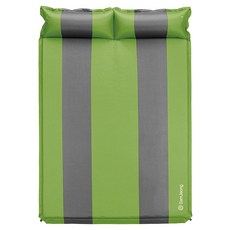 SamJeong CleanMaster 極速雙人自動充氣睡墊, Green + Gray