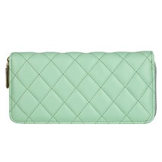 MotherBoutique 女用菱格紋拉鍊長夾 MH232