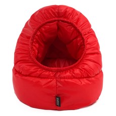 퍼피엔젤 강아지 구스필 패딩 후드 PA-HD740, 337 Red, 1개