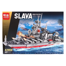 B2WING玩具豆樂樂高相容積木 K2056 巡洋艦 322片, 1個, 混色
