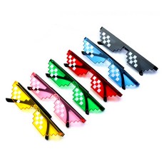 Laladu派對像素眼鏡 6款組, 1組, 混色